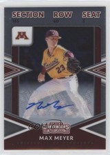 2020 Panini Elite Extra Edition College Tickets Signatures Max Meyer Auto 1j2
