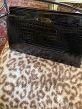 Vintage Crocodile Embossed Bag