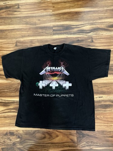 Vintage Y2K 2006 Metallica Master Of Puppets Band T-Shirt 2XL Double Sided