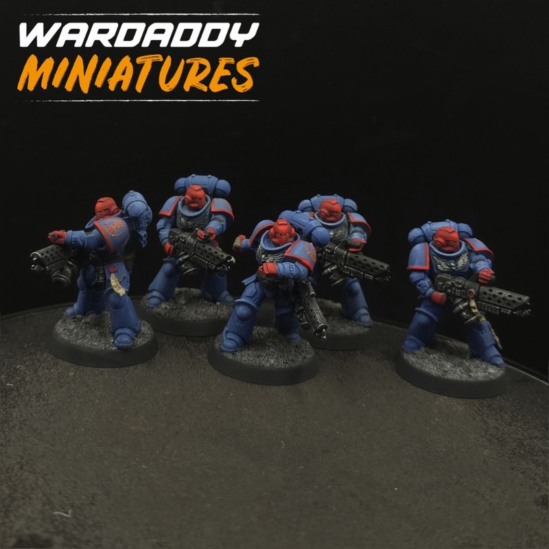 Pro Painted Warhammer 40k Crimson Fists Infernus Marines ×5 #2 Games Workshop