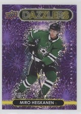 2021-22 Upper Deck Series 2 Dazzlers Purple Miro Heiskanen #DZ-66 fh9