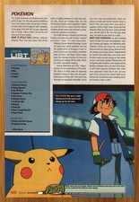 1999 Pokemon Card Game Print Ad/Poster Authentic Ash Pikachu CCG TCG Promo Art