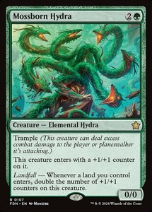 Mossborn Hydra 107 Foundations Rare