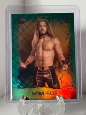 2025 Topps Chrome Cactus Jack WWE Nathan Frazer Astro Knights Green #d /99