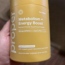 Proper The Yellows Metabolism  Energy Boost Sugar Free Energy Drink Powder 1/27