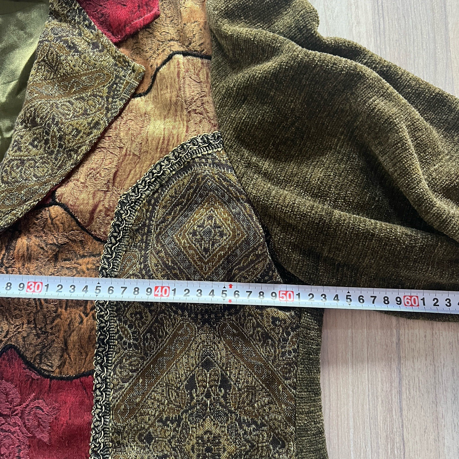Orientique Vintage Multi-Coloured Patchwork Jacke… - image 8