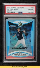 2008 Bowman Draft Prospects Chrome Refractor Trevor Cahill PSA 10 READ g6p