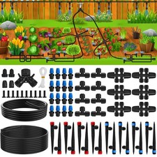 200FT Quick-Connect Drip Irrigation System, Automatic Kit 200 FT