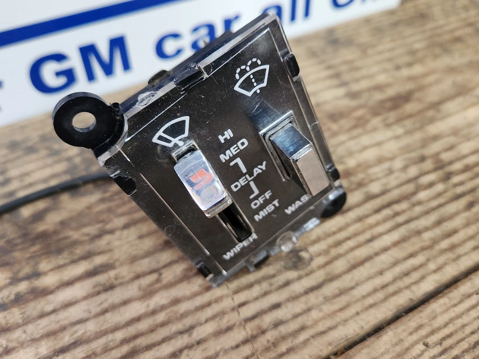 Interruptor limpiaparabrisas Buick Riviera LeSabre Electra GM 1980 1981 USADO FABRICANTE DE EQUIPOS ORIGINALES 25508993 BONITO Foto 3 de 4