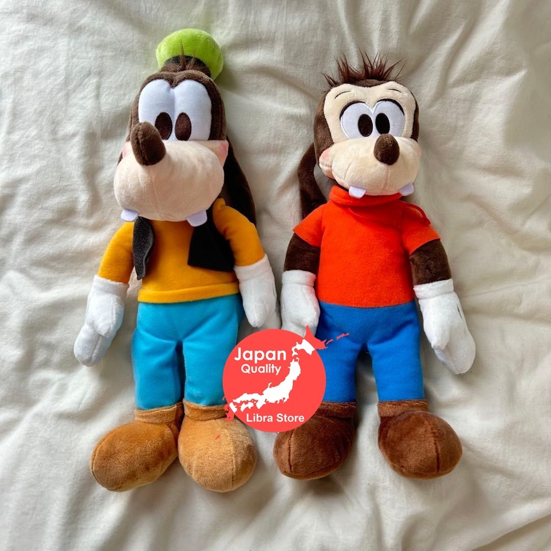 RARE Disney Goofy & Max M Plush doll SET Red cheek ver. 2023 from
