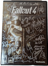 DEVELOPER SIGNED FALLOUT 4 CASE - OPENING EVENT - HAND COLLECTED-Vegas *1 OF 1*