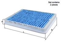 Innenraumfilter Caremetix® Mahle LAO 73/S Aktivkohlefilter FüR Alpina BMW D10