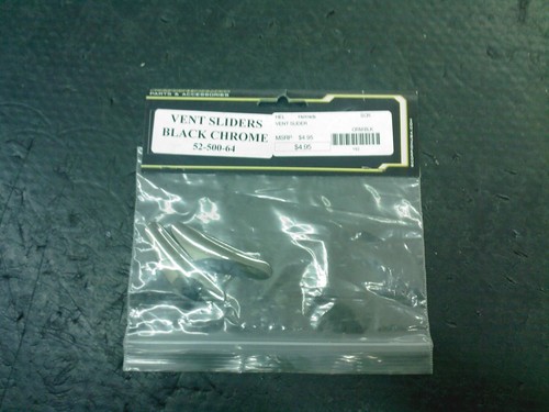 Scorpion EXO700 Vent Sliders (Black Chrome) - Picture 1 of 3