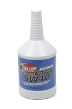 Red Line Fully Synthetic SAE 5W40 Motor Oil Engine High Zinc (6 1-Quart Bottles)