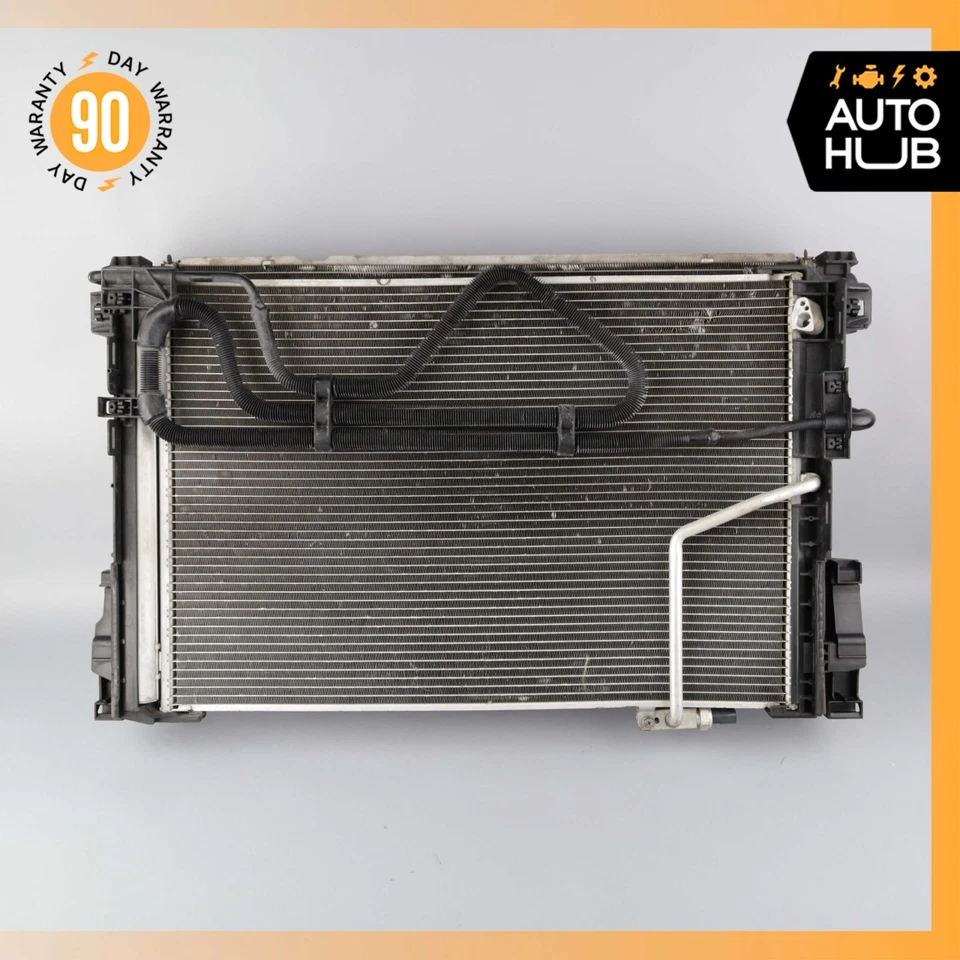 08-15 Mercedes R172 SLK250 C250 Motor Refrigeración Radiador Aire A/C Condensador Fabricante de Equipo Original Foto 2 de 4