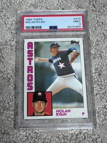 PSA 9 BASEBALL CARD 1984 TOPPS HOF NOLAN RYAN HOUSTON ASTROS