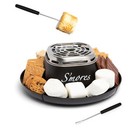 	Nostalgia Indoor Electric S’mores Maker 4 Trays Movie Night Supplies	