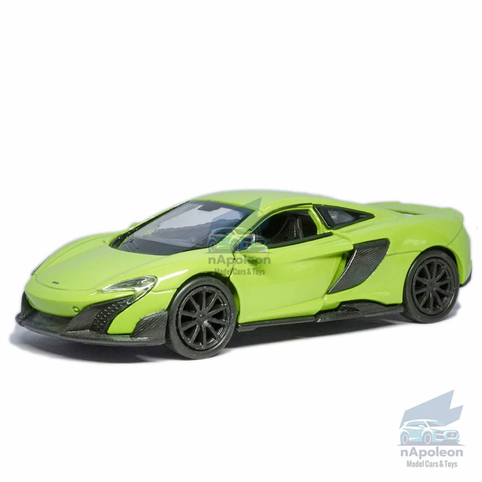 1/36 McLaren 675LT Supercoche Modelo Coche Diecast Juguete Vehículo Colección Regalo Verde Foto 3 de 4