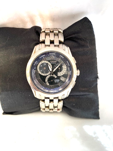 Citizen Mens Eco Drive Calendar Bracelet Watch E870-S015278