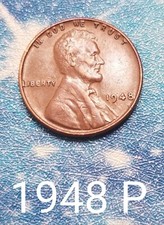 1948 - Philadelphia Mint - Lincoln Wheat - Small Cent - Nice