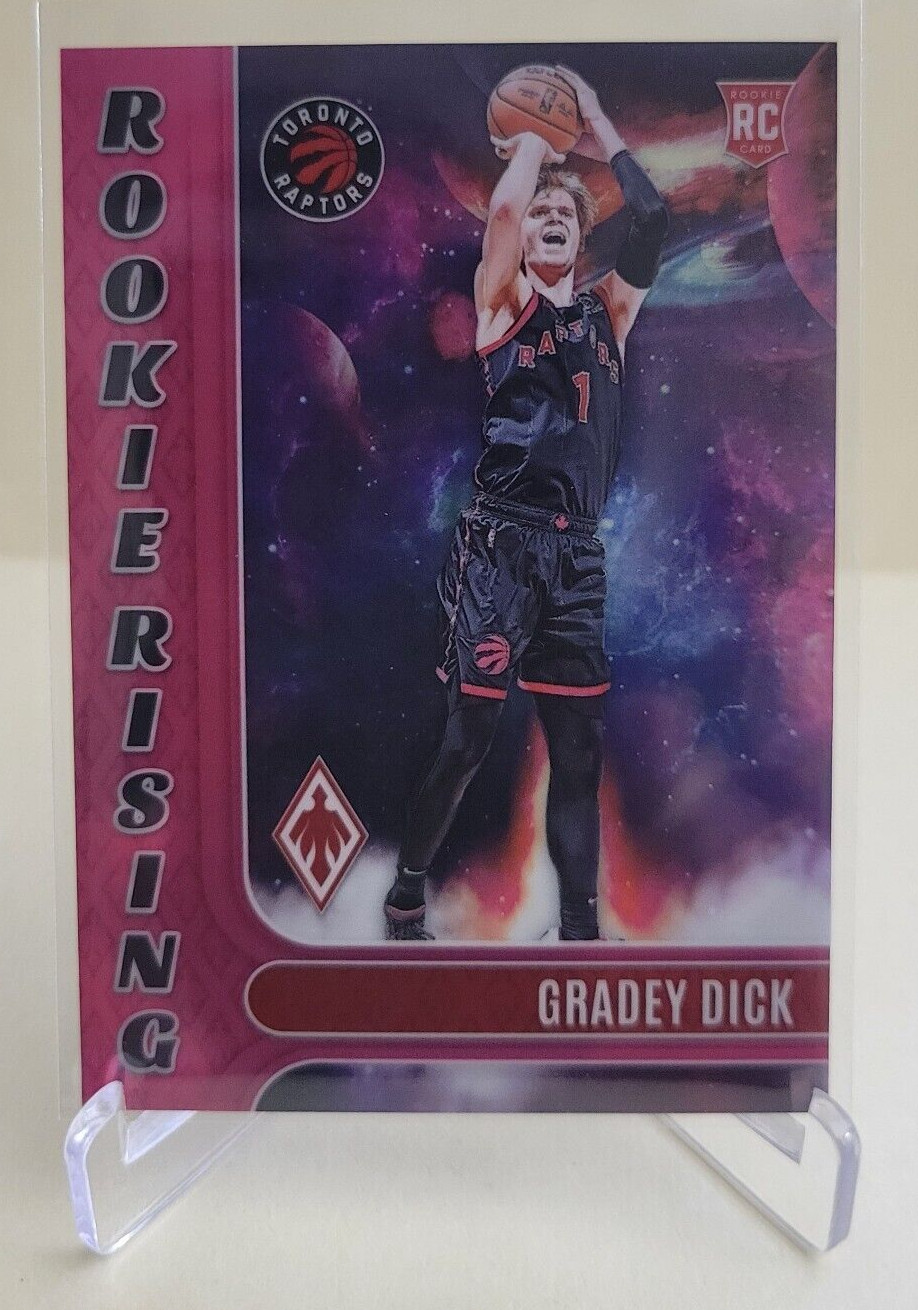 2023-24 PANINI PHOENIX GRADEY DICK PINK PRIZM ROOKIE RISING #3 Ser #99/99