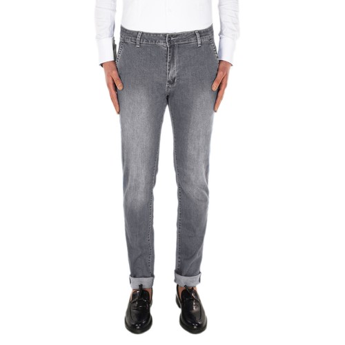 Jeans Uomo Leggero Blu Nero Pantalone Casual Tasca America 44 46 48 50 52 54 - Imagen 12 de 40
