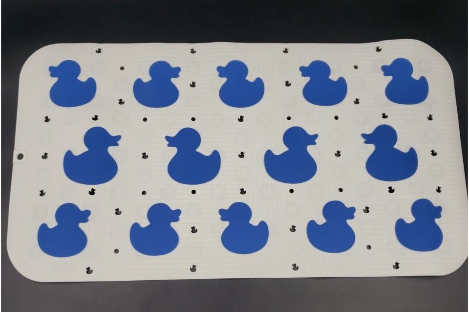 100 x Alfombra de baño de pato amarillo bañera de seguridad para bebé ducha antideslizante pato Foto 2 de 4