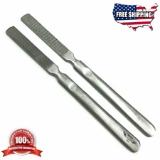 1PC RUST FREE STAINLESS STEEL 7" LONG FOOT FILE RASP DUAL SIDED FOR DEAD SKIN