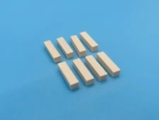 Carcassonne The Ferries | All 8 Wooden Ferries | Official Game Pieces