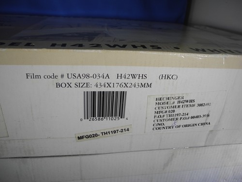 Encon Casanova 42" Ceiling Fan White H-42WHS (New & Sealed! ) - Picture 7 of 7