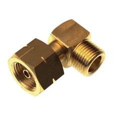 Winkelstück Messing 90° für 5kg, 11kg und 33kg Propangas Gasflaschen W21.8 x1/14