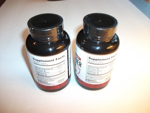 Organic Apple Cider Vinegar Capsules with Prebiotics 1500 MG Lot of 2 Bottles - Picture 2 of 6