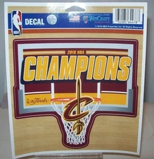 CLEVELAND CAVALIERS 2016 CHAMPIONS 5X6 MULTI USE WINCRAFT DECAL