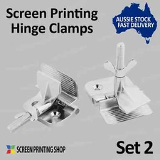 Screen Printing DIY Hinge Clamp Set 2 Australian stock free postage