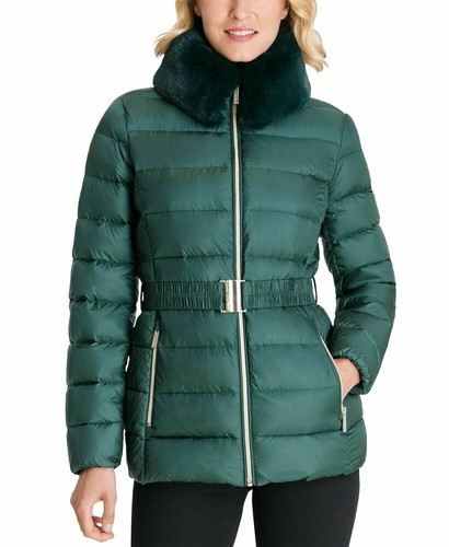 MICHAEL KORS Belted Down Jacket with 