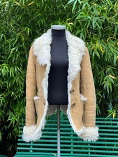 Vintage Gianfranco Ferre Jeans Genuine Shearling Sheepskin Jacket Size Medium