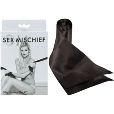 Sportsheet S&M Sex & Mischief Silky Sash Restraints Couples Fetish Gear - Black