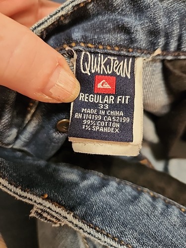Quiksilver Reese Forbes Signature Mens Blue Regular Fit Denim Jeans Sz 33x30 - Picture 8 of 11