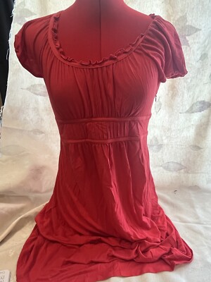 LOFT short-sleeved empire-waist dress | eBay