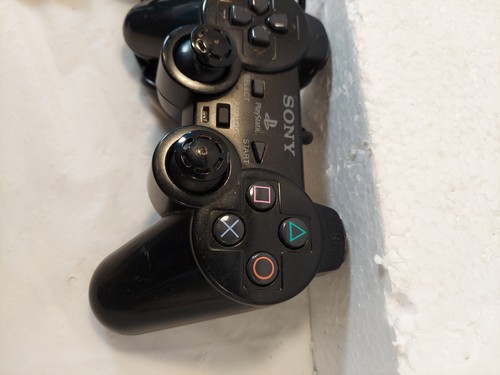 Playstation Dualshock 2 Corded Controller Black - Picture 3 of 7