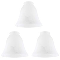 3x  Ceiling Light Shades  Frosted Marble Tapered Bell Lampshades Pendant Lights