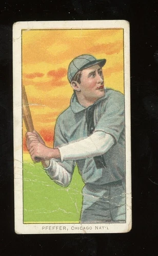 1909 T206 Baseball #388 Francis Pfeffer PR *e1