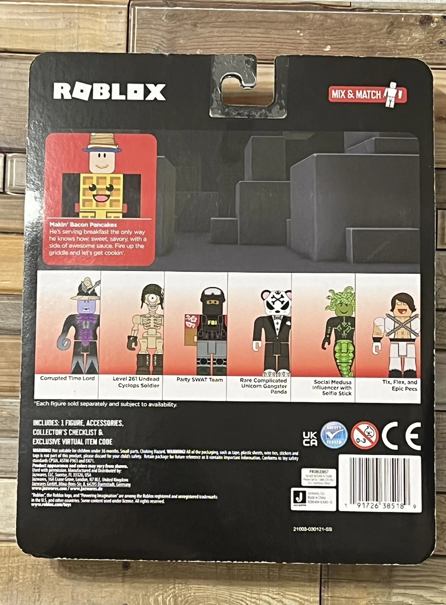 ROBLOX Avatar Shop Series Mini Figure Accessories MAKIN' BACON PANCAKES  Virtual