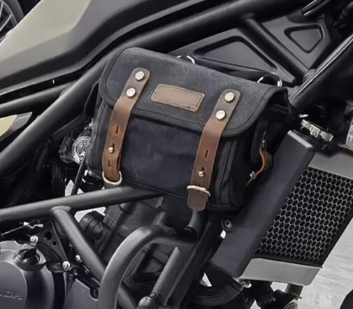 Valise souple premium en toile enduite haut de gamme pour BMW r NineT