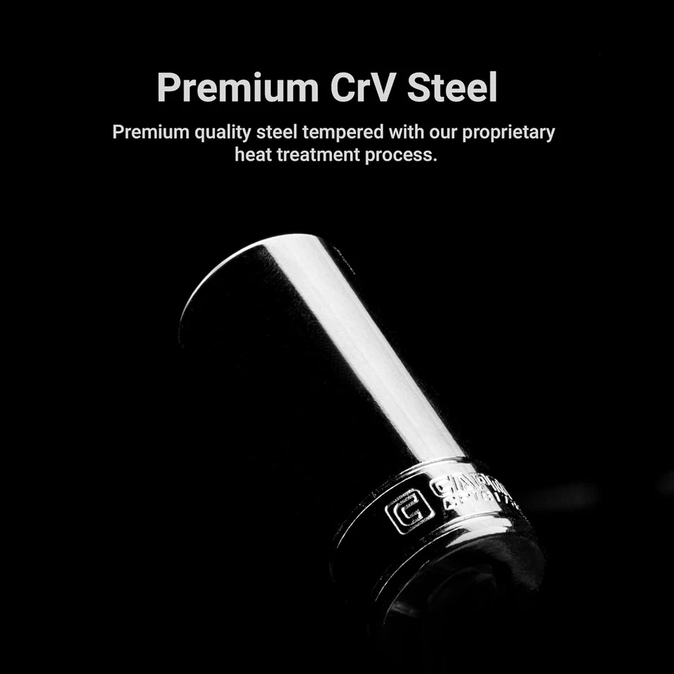 1/4 In. Drive 12-Point Shallow and Deep Socket Set, SAE, 3/16 to 9/16 In., SAE, - Image 3 of 4