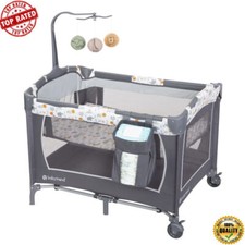 Baby Removable Nursery Center Playard Infant Foldable Lay-flat Toys Storage New