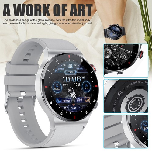 New Smart Watch Men Waterproof Smartwatch Bluetooth for iPhone Android Samsung - Zdjęcie 7 z 17