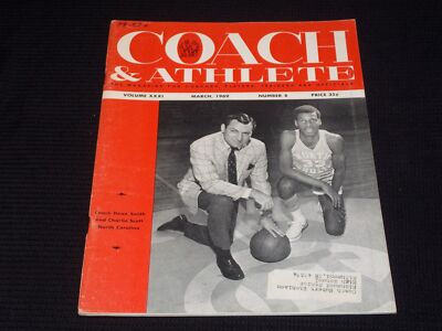 1969 MARCH COACH & ATHLETE MAGAZINE - DEAN SMITH & CHARLIE SCOTT UNC - E 3114