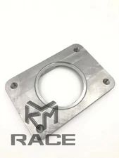 KLM T6 to 2.5" (FOR SCH. 40) TRANSITION TURBO FLANGE THREADED 1/2" 1018 STEEL