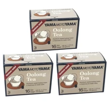 3 BOX Japanese Yamamotoyama Oolong Tea 烏龍茶 Aluminum Sealed (16 Tea Bags / Box)